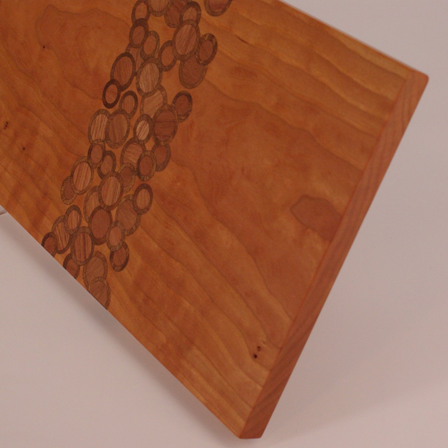 Cherry Board with Two Tone Mirante and Sapele Dots