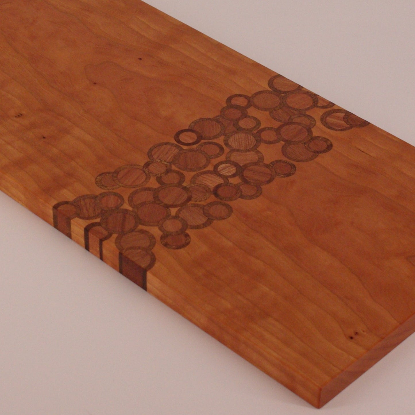 Cherry Board with Two Tone Mirante and Sapele Dots
